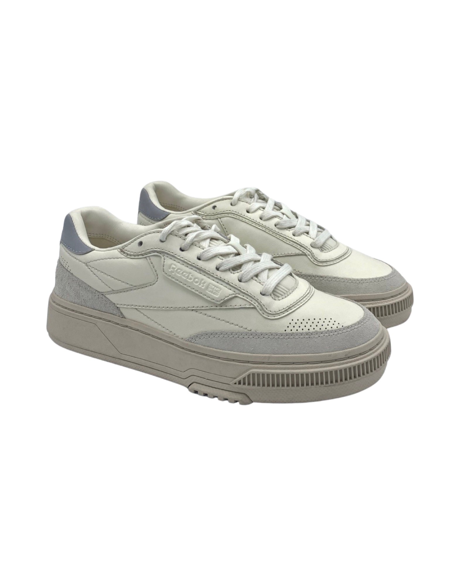 Reebok club c donna top grigio