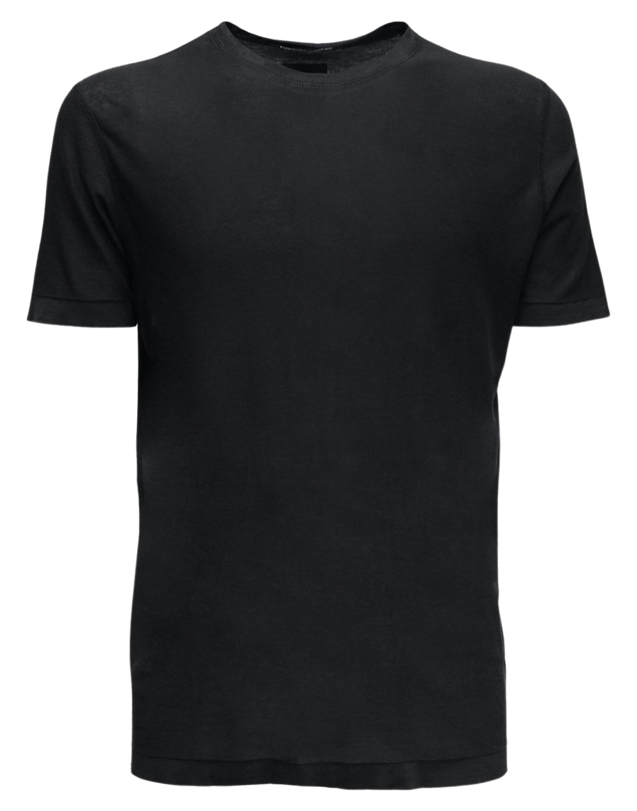 HANNES ROETHER T-shirt Filo Scozia Nera