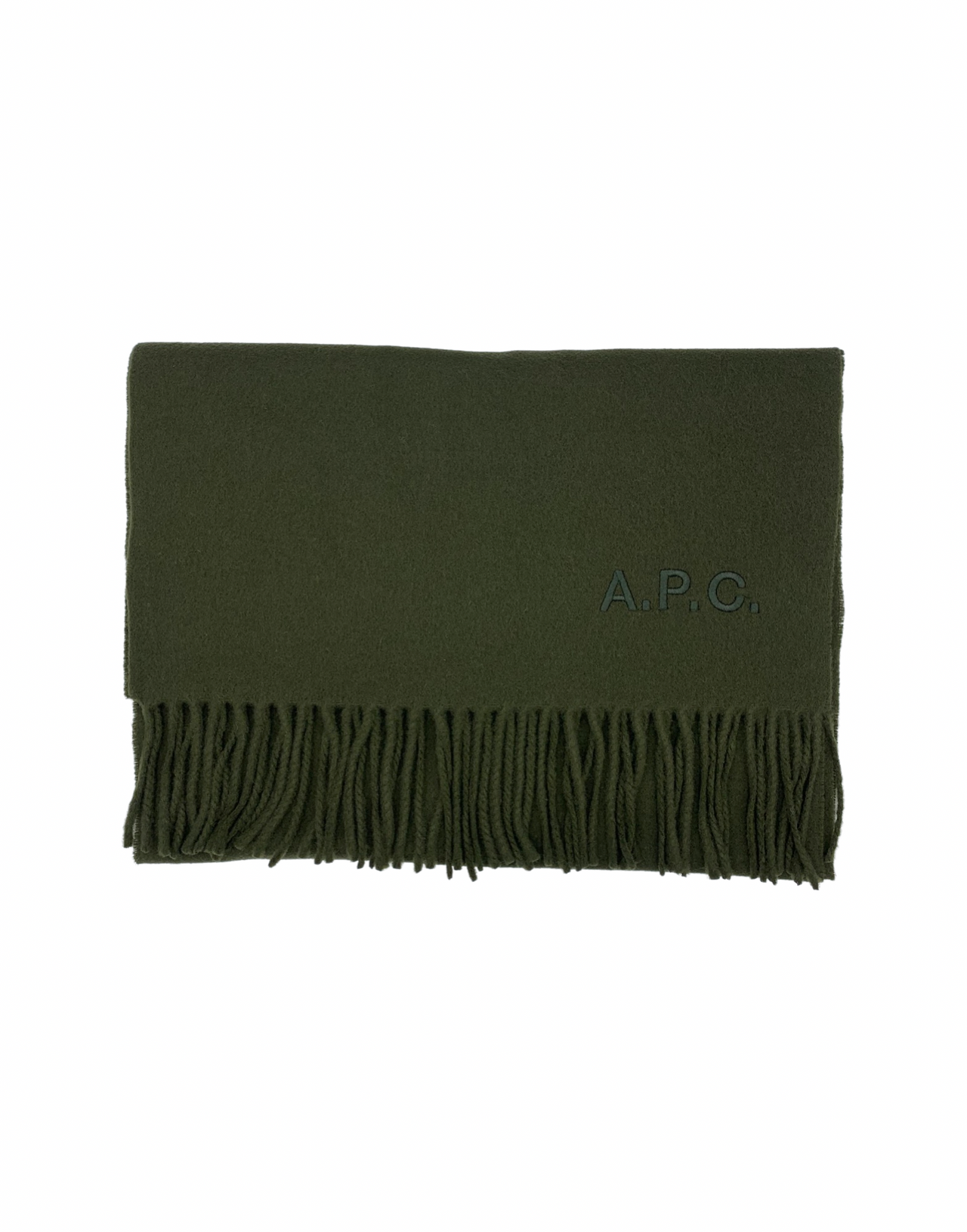 A.P.C. Sciarpa lana verde