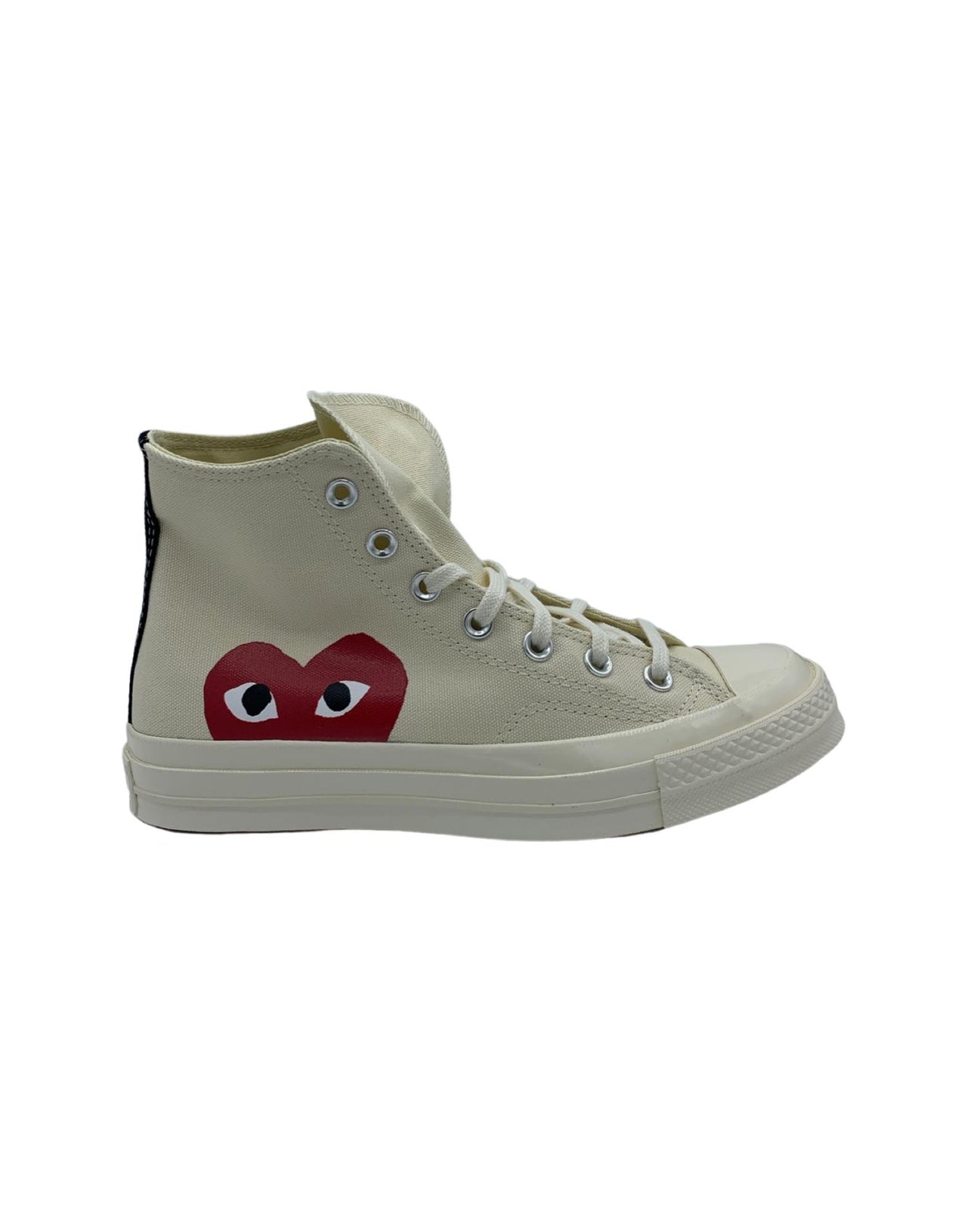 CDG Play Converse Alta Off White