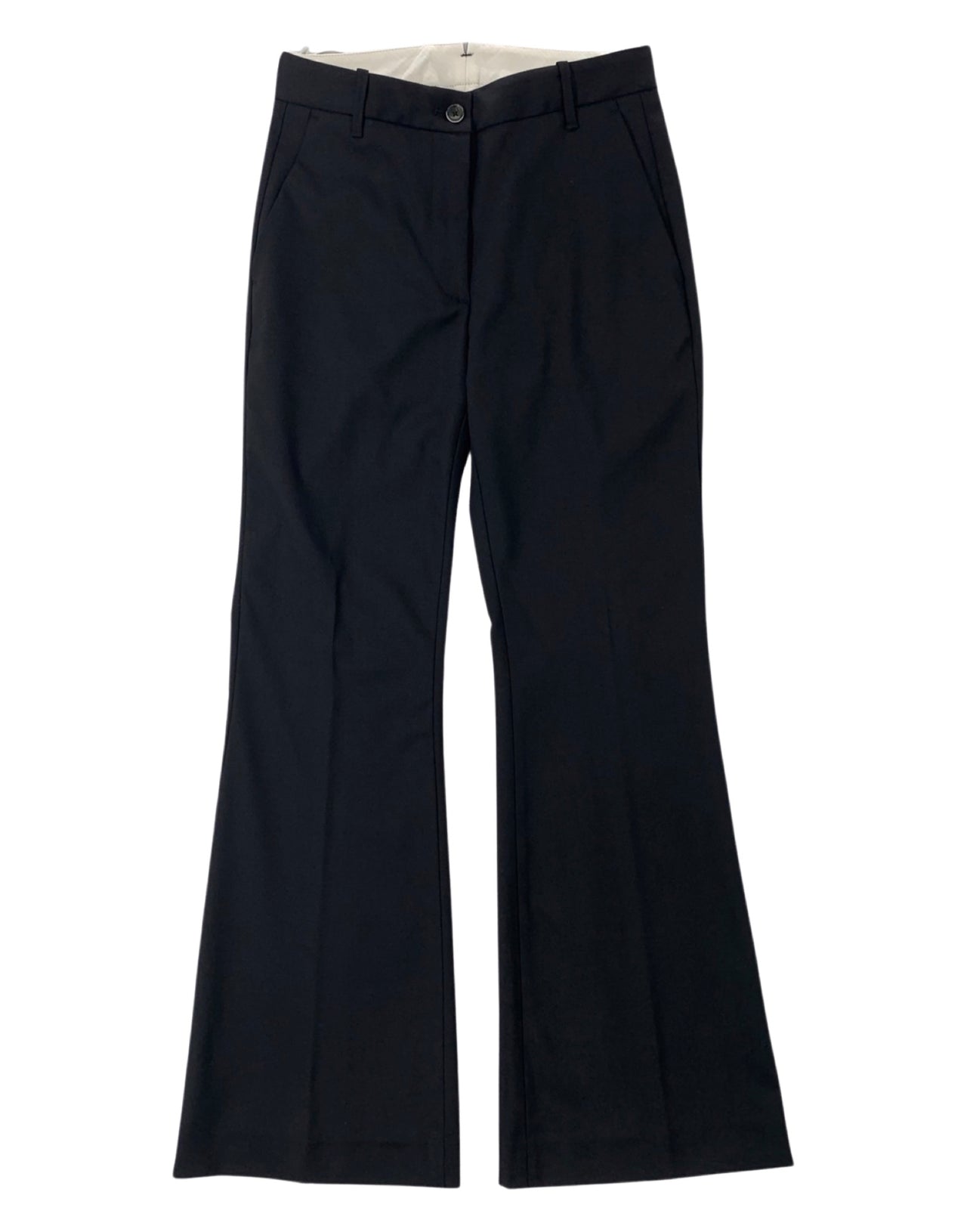 Nine in The Morning PANTALONE PAOLINE BOOTCUT NERO
