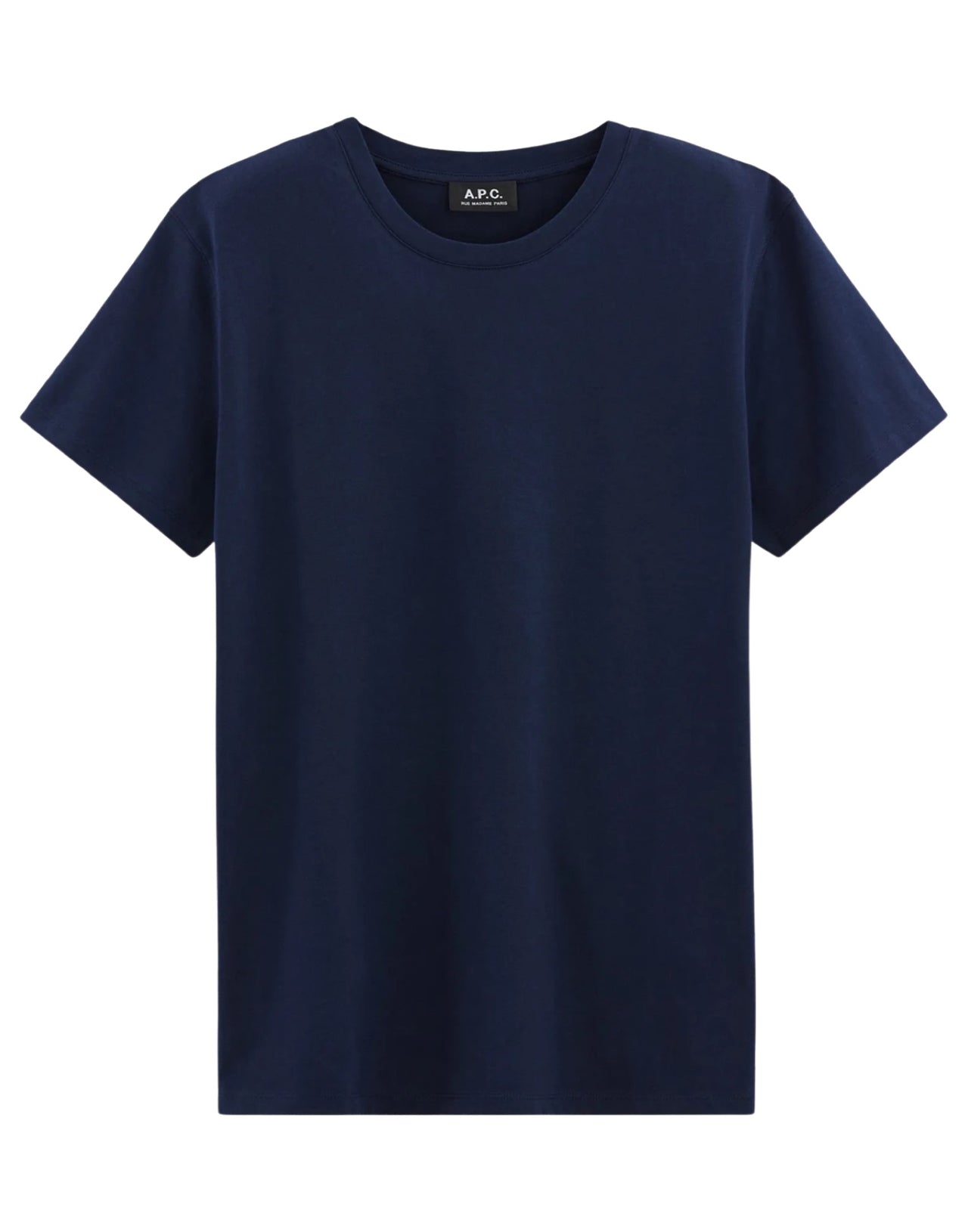 A.P.C. T-shirt Mm Basic Cotone Blu