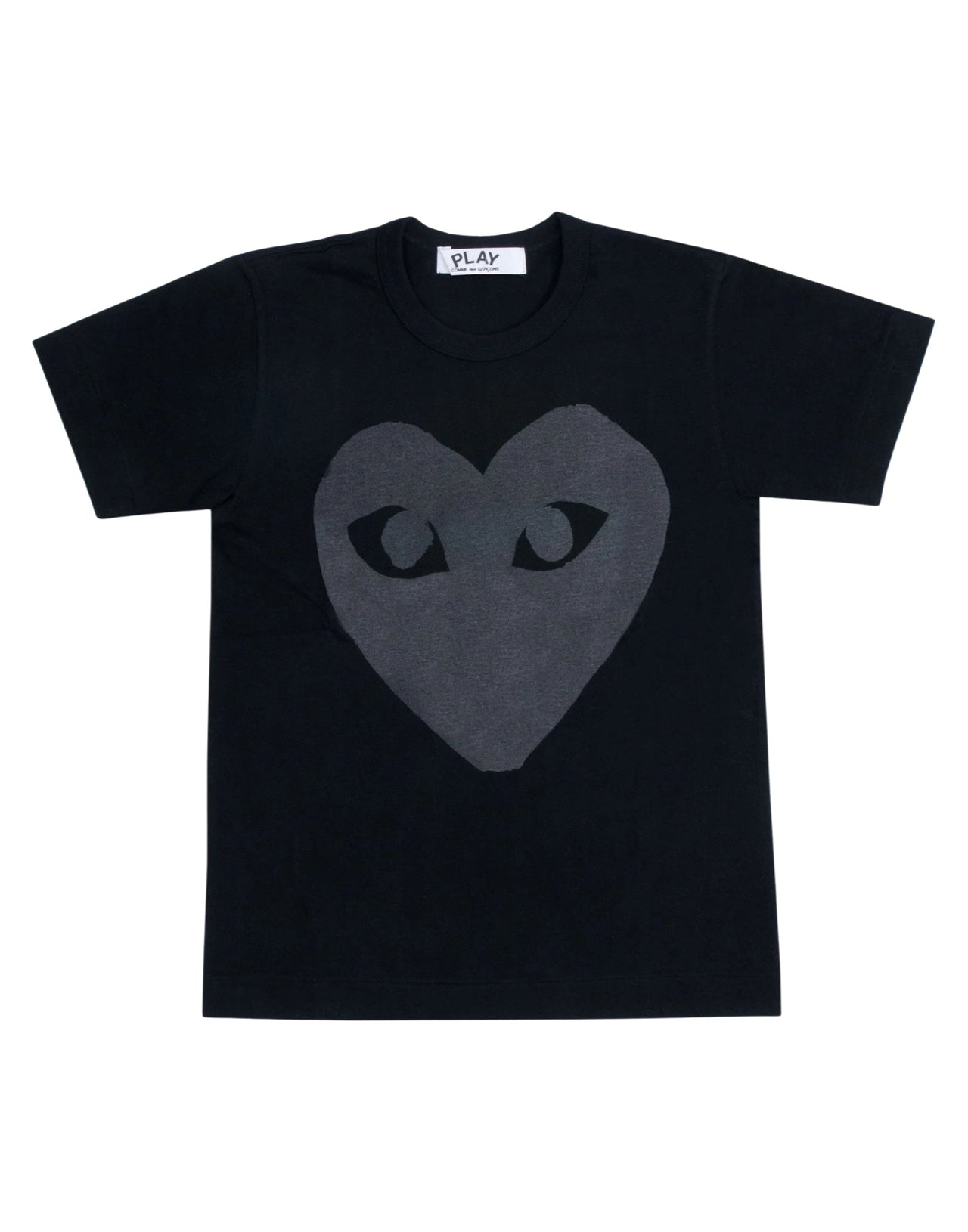 Cdg Play T-shirt with black matte heart W