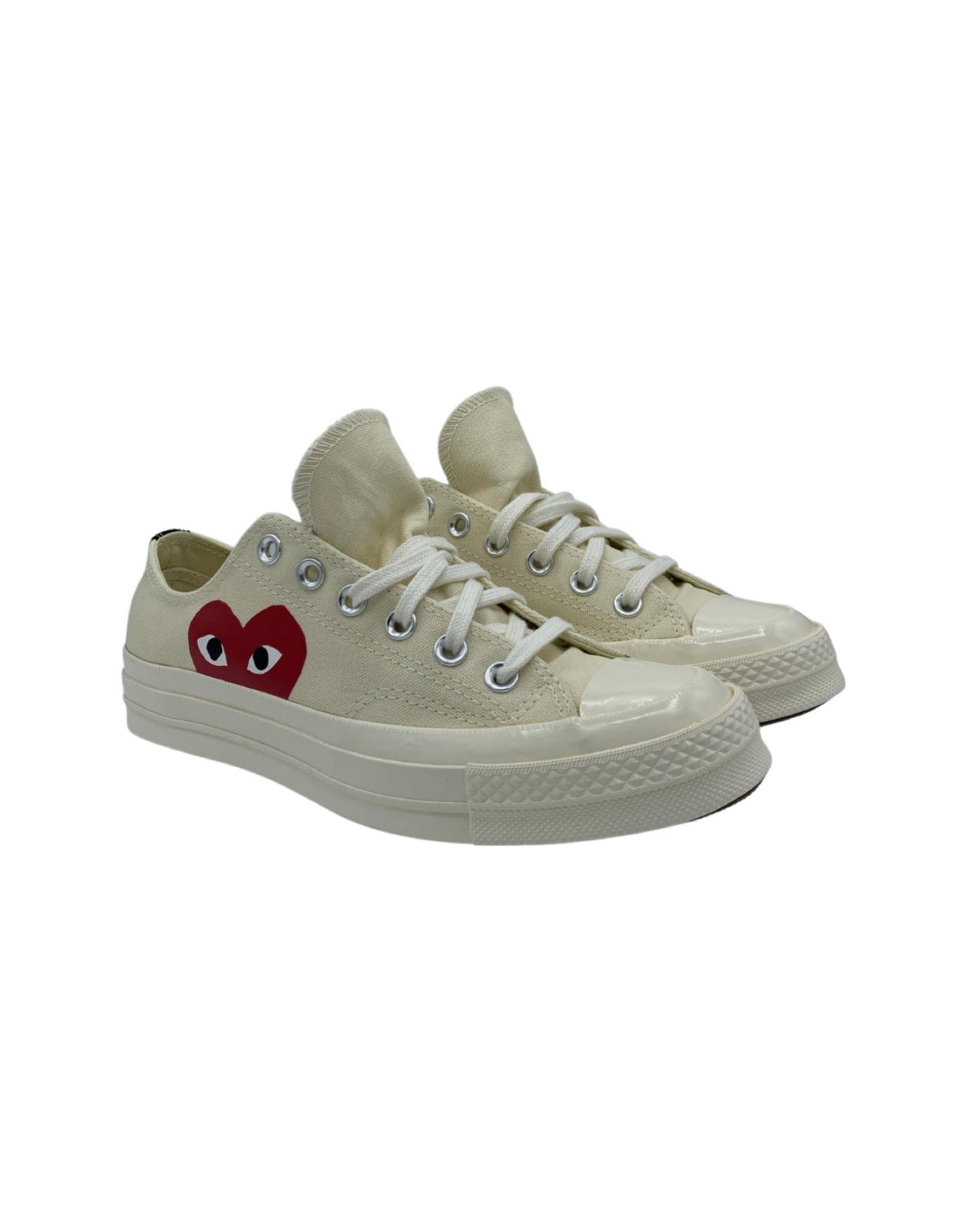CDG Play Converse Low Off WHITE